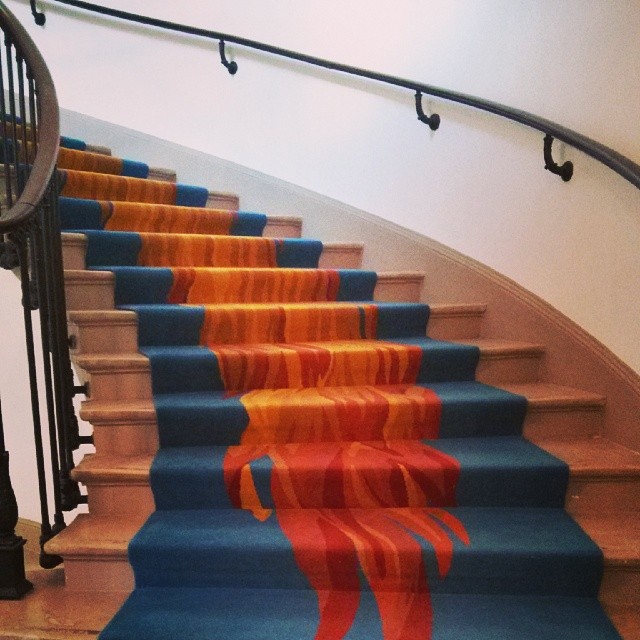 Stairs to the Mozilla space in Paris