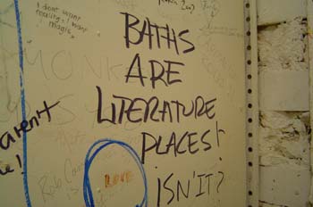 Baths are literature places
